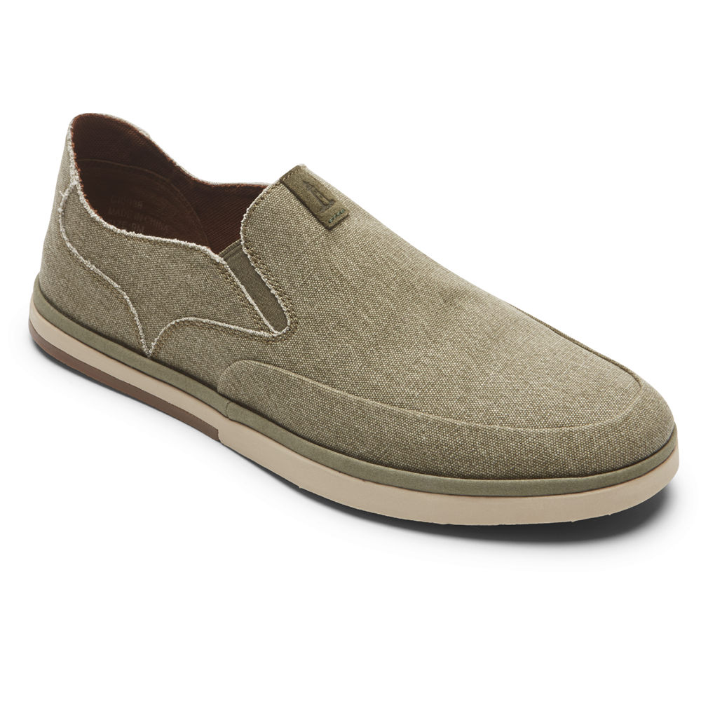 Rockport Slip-Ons Herre Olivengrønne - Austyn - HZQL69873